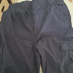 Navy cargo shorts